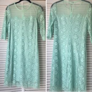 Mint Green Lace Lillian Dress